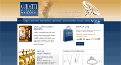 Desktop Screenshot of gioielleriaguidetti.it